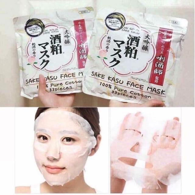 MẶT NẠ GIẤY SAKE KASU FACE