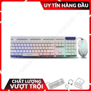 Combo bàn phím chuột Boston 8310 bật tắt led sử dụng máy tính bàn, laptop văn phòng.