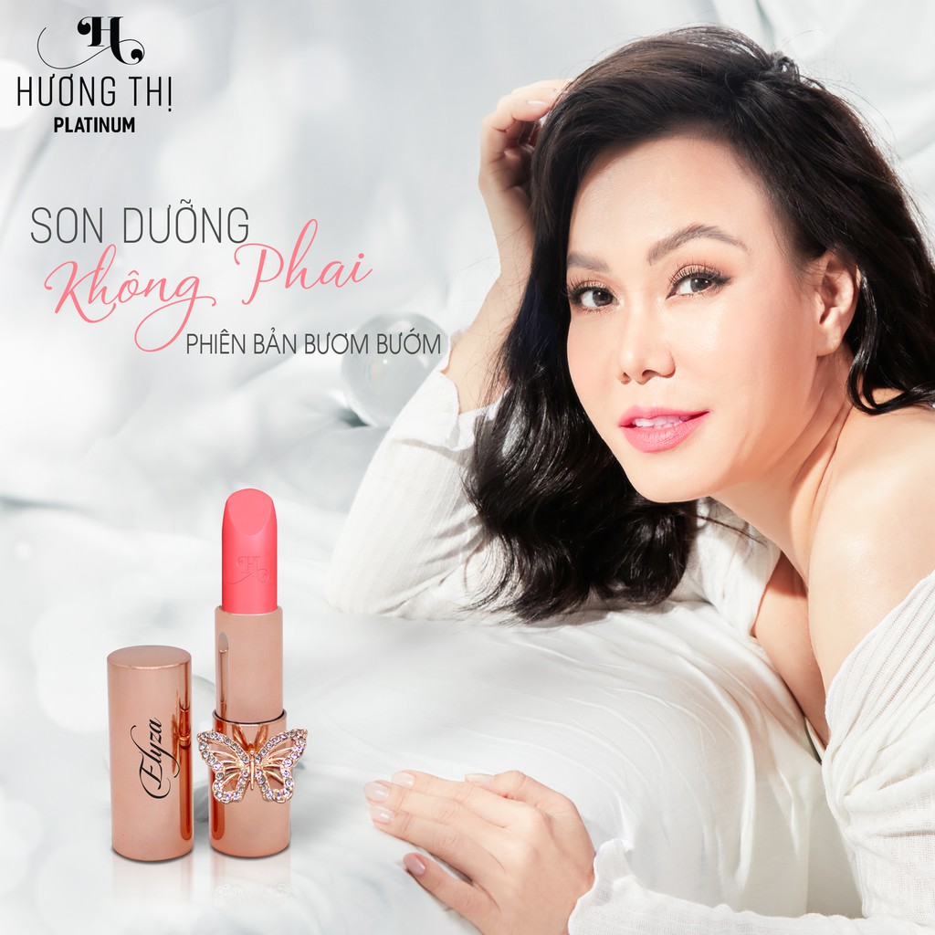 Son Dưỡng Môi Không Phai Elyza Hương Thị Siêu Sang – Phiên Bản Bươm Bướm (Hồng Đáng Yêu) | BigBuy360 - bigbuy360.vn