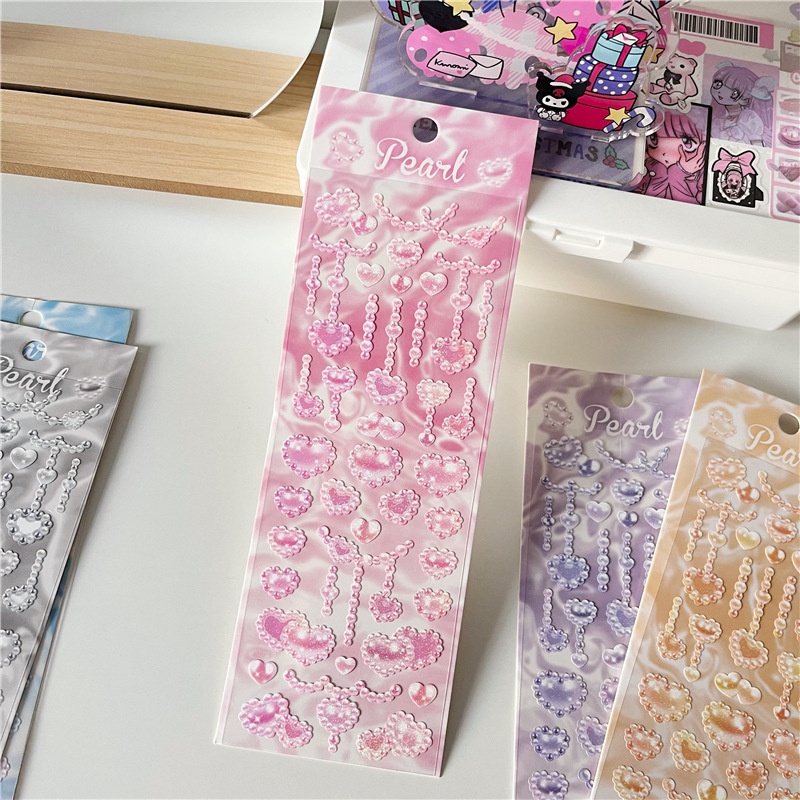 Miếng Dán Trang Trí Rèm Cửa Bằng pvc Đính Hạt Hình Ngôi Sao Ngọt Ngào diy