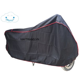 Bạt phủ xe máy, chất liệu vải, chống thấm, bền, đẹp, xe tay ga, bpxm-den