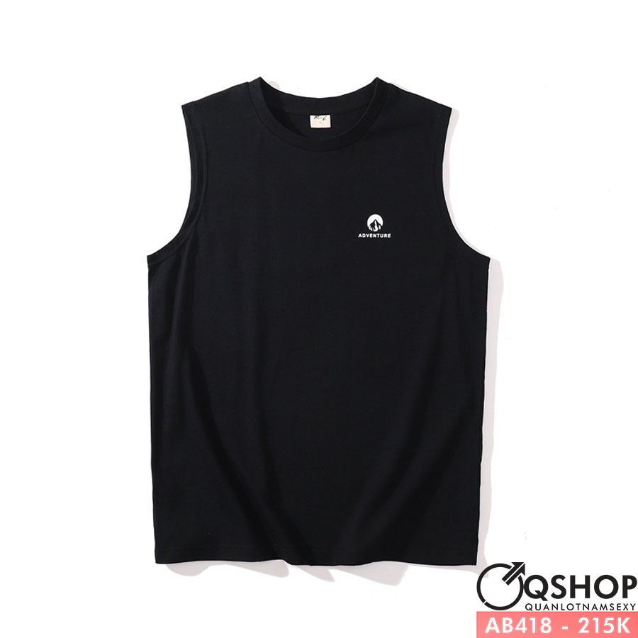 Áo thun ba lỗ thun cotton QSHOP AB418
