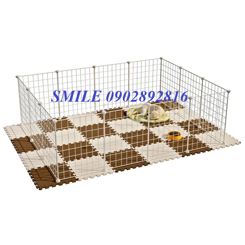 {TẶNG KÈM CHỐT} Bán Lẻ Tấm Lưới Thép Ghép Chuồng Và Phụ Kiện Cho Thú Cưng Pet Cưng Nhiều Kiểu