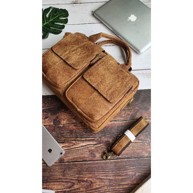 [Da thật] Túi công sở da bò thật 13" CD109B - 100% da bò thật BH 3 năm | BigBuy360 - bigbuy360.vn
