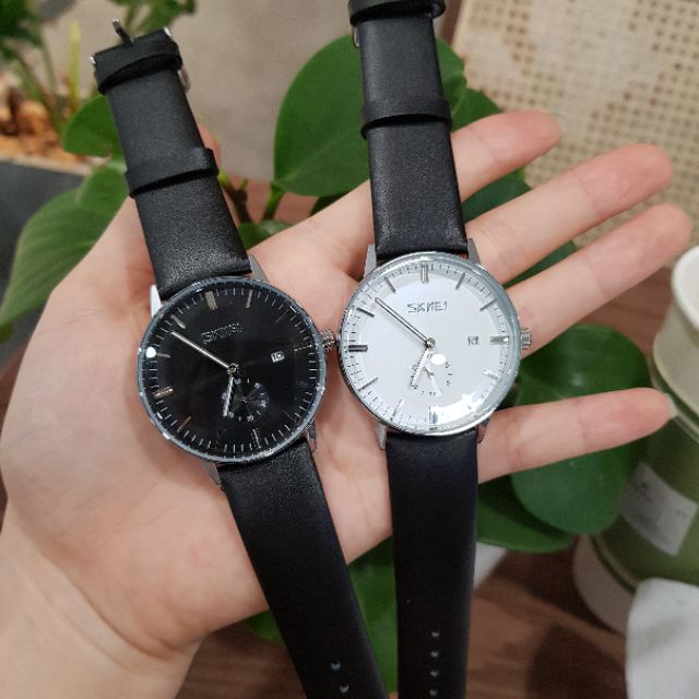 Đồng hồ nam SKMEI cổ điển dây da chống nước chính hãng Tony Watch 68