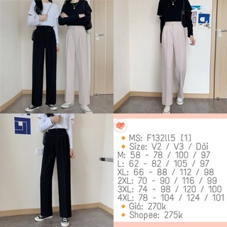 [Order] Quần Tây Suông Bigsize