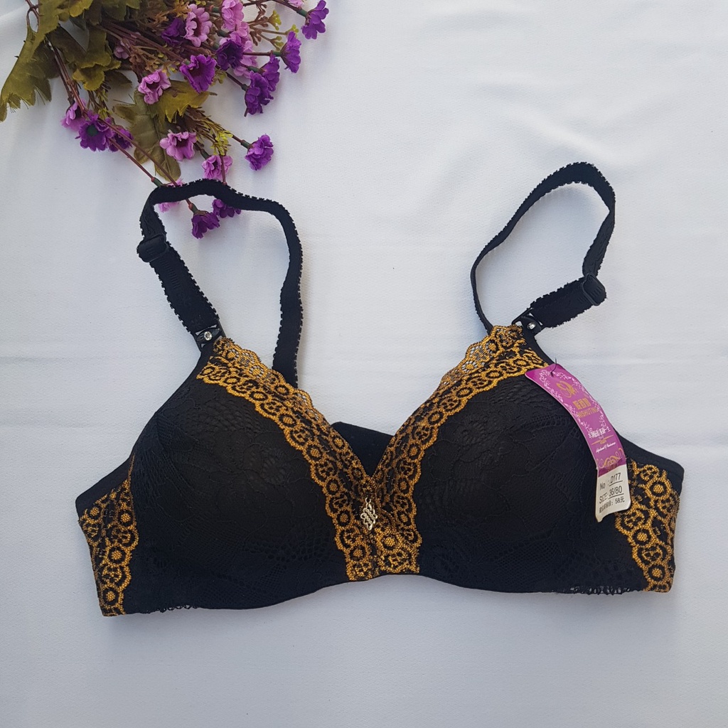 Áo lót không gọng dày vừa, áo mềm ôm ngực D177