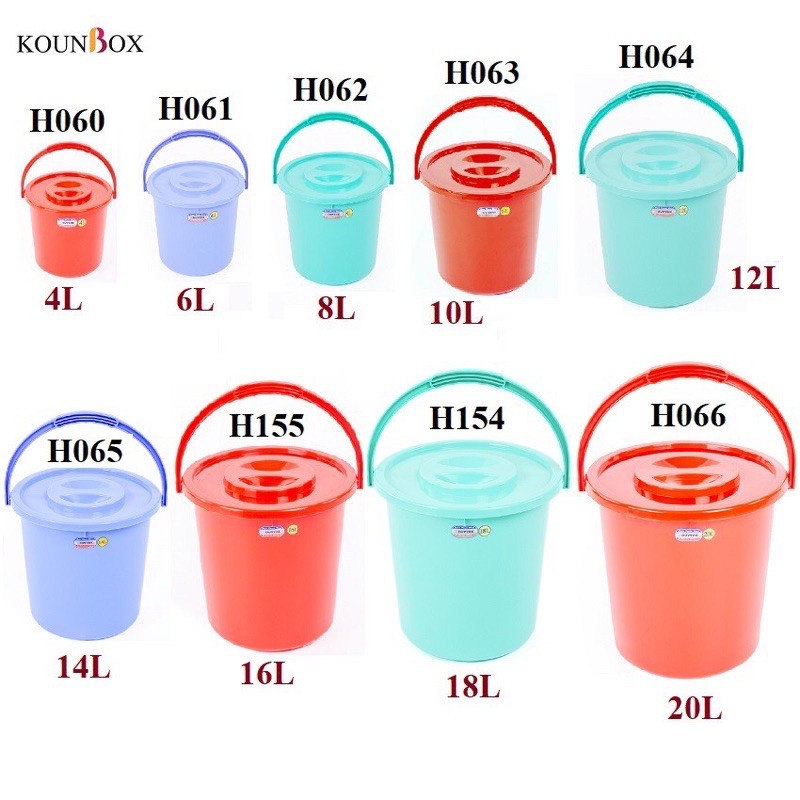 xô nhựa DUY TÂN chính hãng bền đủ size nhỏ đến lớn