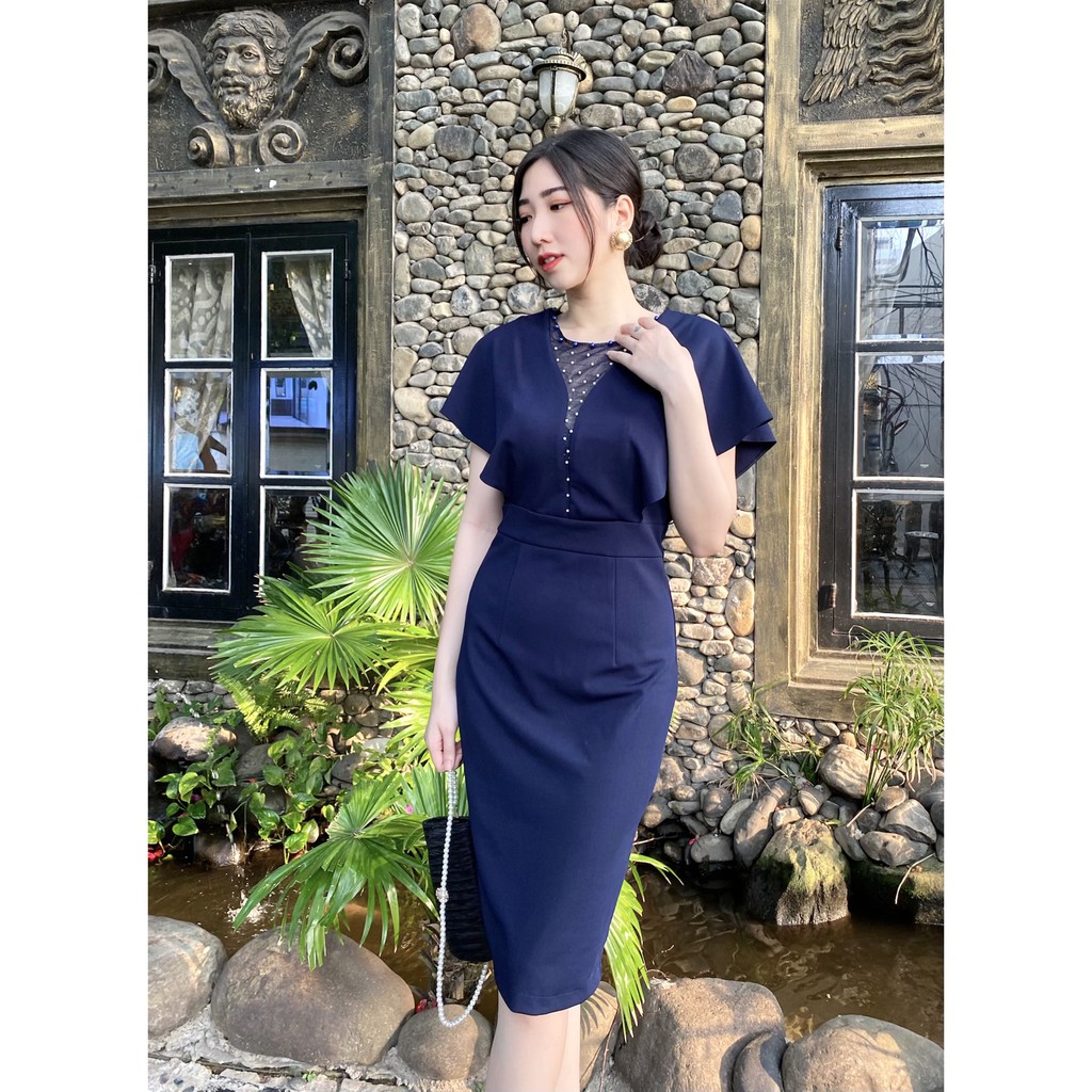 Đầm nữ trung niên thiết kế cao cấp sang trọng