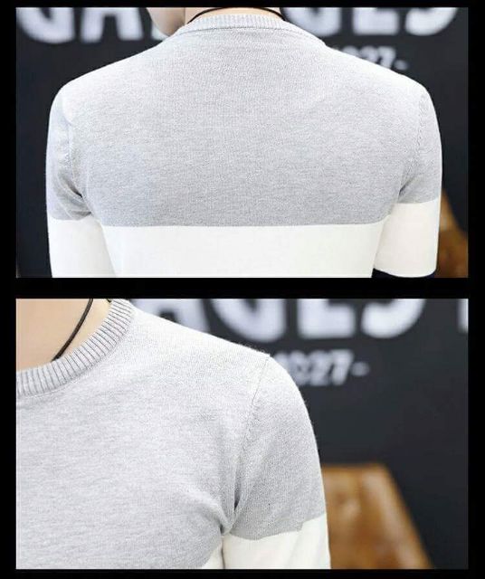 Áo len kẻ nam Quảng Châu