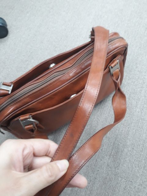 Thanh lý túi da mộc, 2hand, màu nâu vintage