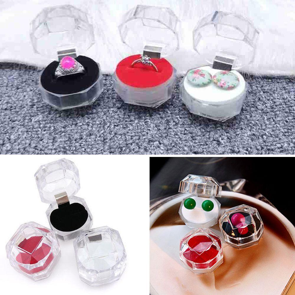 ANEMONE 1 Hộp Nhựa Trong Suốt Đựng Trang Sức