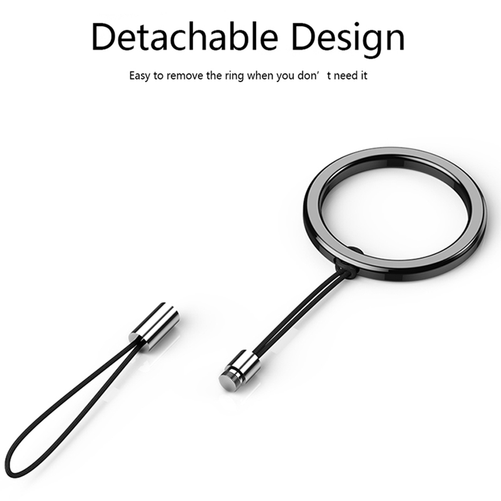 Móc chìa khóa hình tròn có thể tháo rời để gắn cho điện thoại tiện lợi