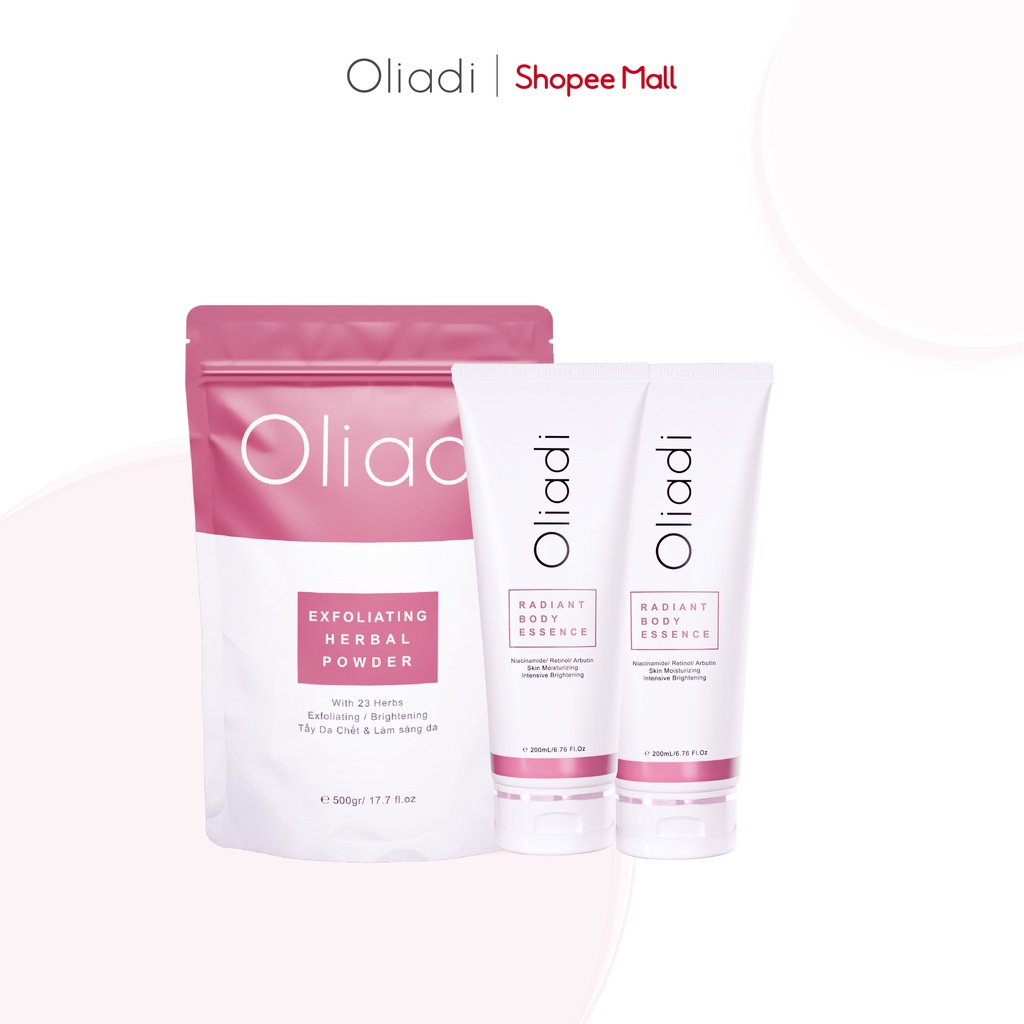 Tinh chất dưỡng thể trắng da Oliadi - Radiant Body Essence 200ml