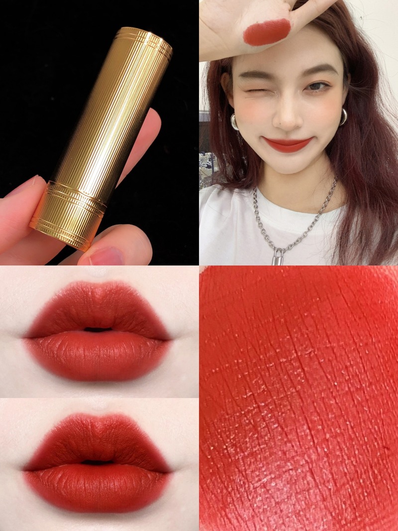 (Hàng Mới Về) Son Môi Lì Gucci Thiết Kế Vỏ Son Màu Vàng Sang Trọng | BigBuy360 - bigbuy360.vn