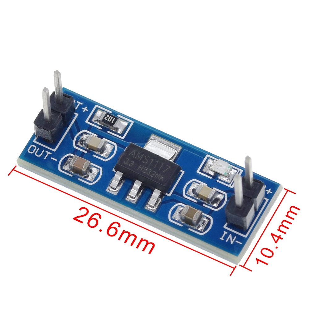 5pcs SMD AMS1117 DC-DC Step Down Buck Converter Power Supply Module DC 4.75-12V to 1.2V 1.5V 1.8V 2.5V 3.3V 5.0V for Arduino