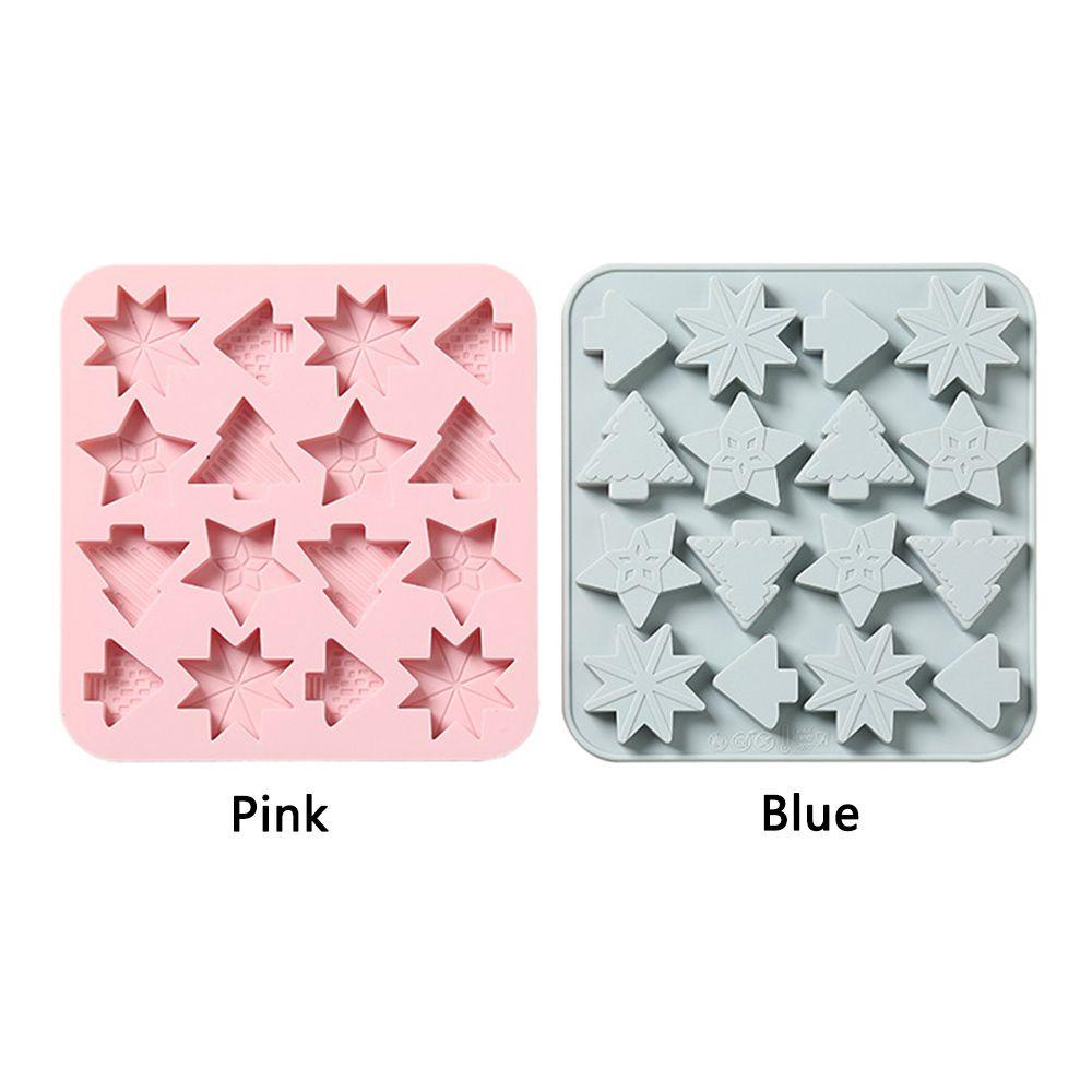 WTTLE Khuôn Silicone Làm Xà Phòng / Sô Cô La Hình Cây Bông Tuyết Xinh Xắn