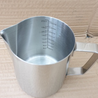 Ca đánh sữa inox 600ml có vạch chia
