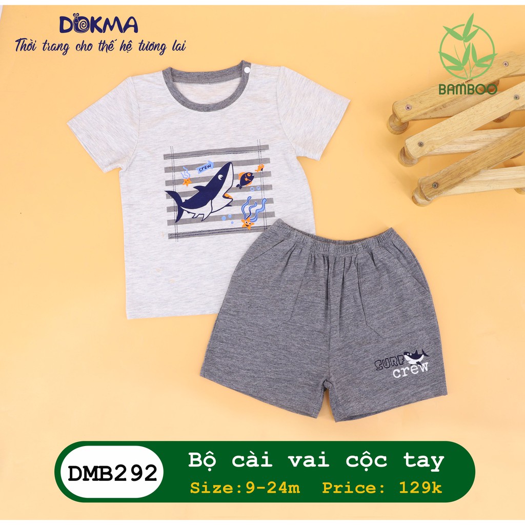 Dokma - Bộ cài vai cộc tay 9-24M ( DMB292 )