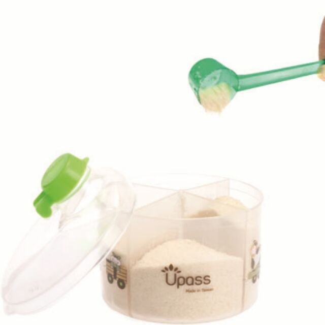 Hộp chia sữa tròn Upass không BPA