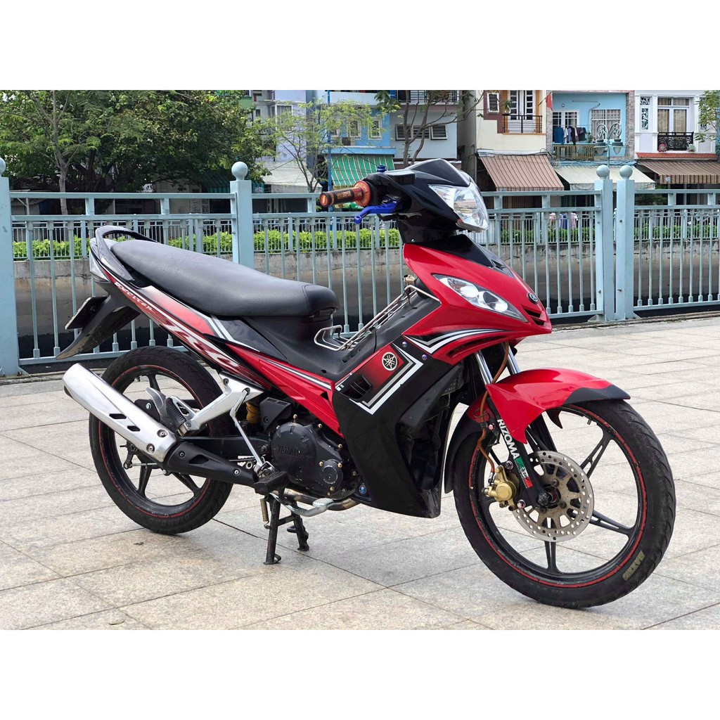 Tem rời RC đỏ đen. Dán xe Ex 135 đời 2006-2010. Tùy chỉnh theo yêu cầu