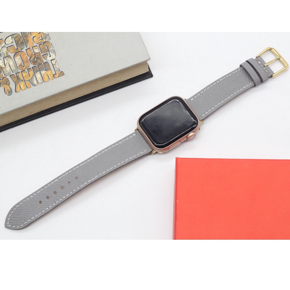 Dây Đeo Thay Thế  Apple Watch, Dây Da Đồng Hồ Chuẩn Phom APPLE WATCH Da EPSOM Cao Cấp Phù Hợp Với Tất Cả Các Series 1-7