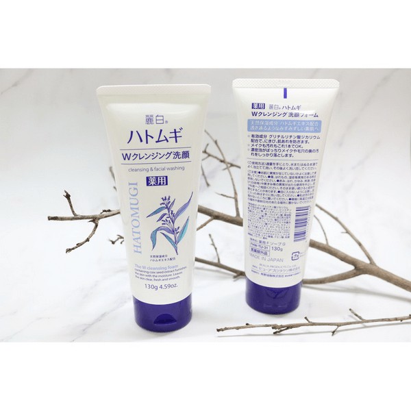 Sữa rừa mặt Hatomugi Cleansign & Facial Washing 130g