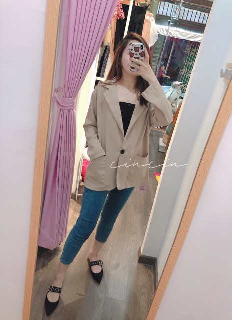 Áo Blazer Cổ Vest Hai Túi ?🍃 | BigBuy360 - bigbuy360.vn
