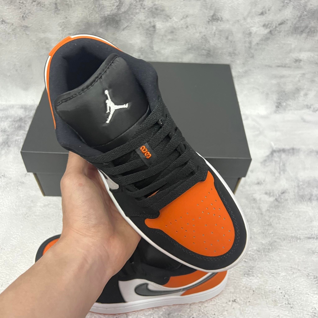 [KELLY SNEAKERS] Giày Thể Thao Sneaker Jordan 1 Low SBB Cam - Bản Cao Cấp (Ảnh Thật + Hàng Sẵn)