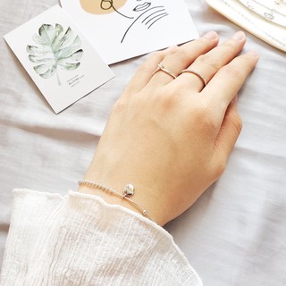 Vòng tay lắc tay bạc Lucky B7