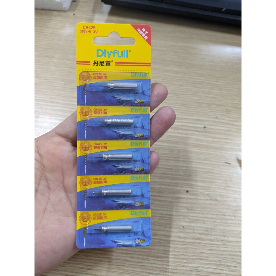 Pin điện tử Dlyfull CR425  - Dùng lắp phao câu đêm - Phụ kiện câu cá