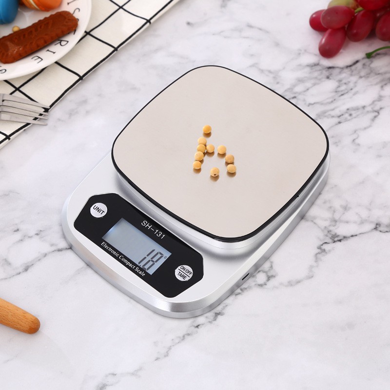 Cân Tiểu Ly Điện Tử Siêu Chính Xác Precision 3kg - 0.1g, 5kg - 0.5g Cân Tiểu Li Nhà Bếp Mini Compact Scale