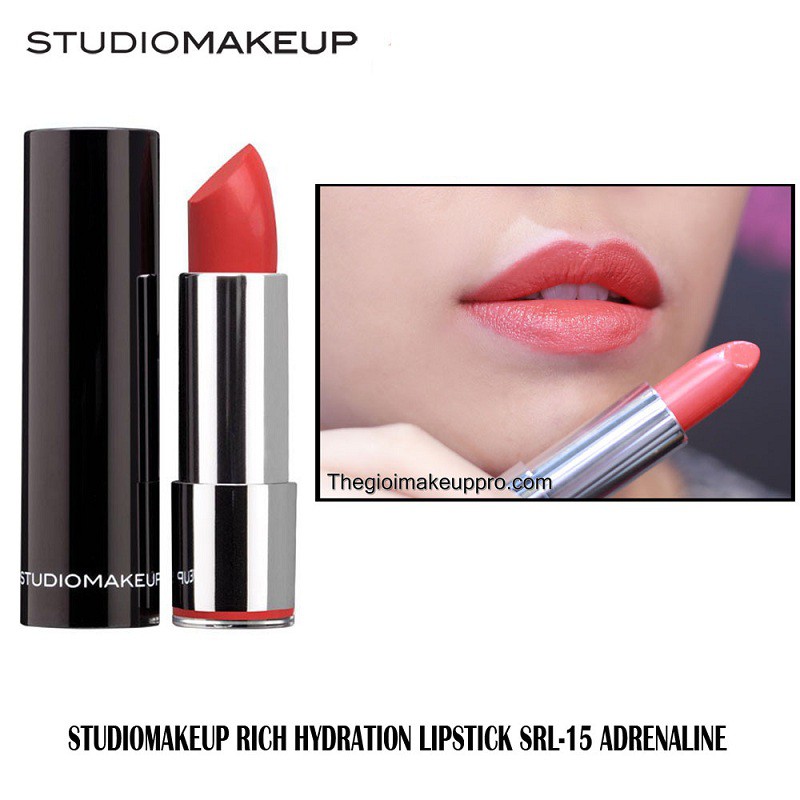 Son thỏi STUDIOMAKEUP RICH HYDRATION LIPSTICK SRL-01 đến SRL-22