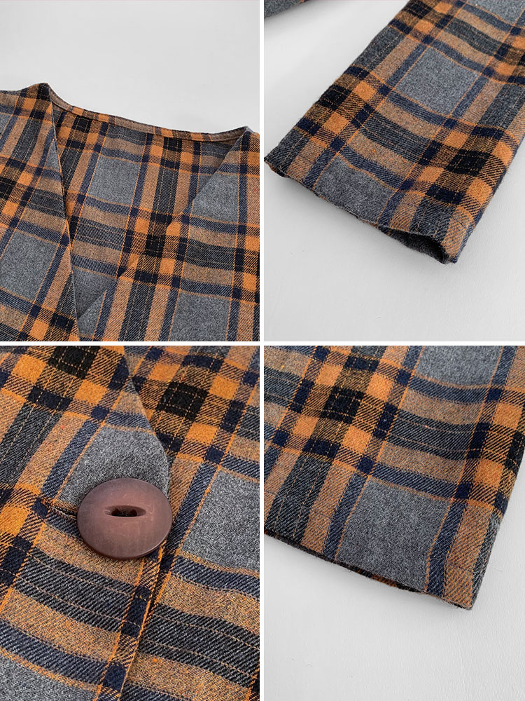 Áo Sơ Mi Tay Dài Kẻ Sọc Kiểu Retro Thời Trang Mùa Xuân Cho Nữ