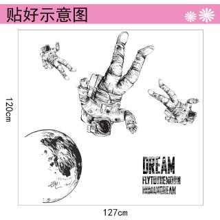 Miếng Dán Tường Vinyl Hình Phi Hành Gia