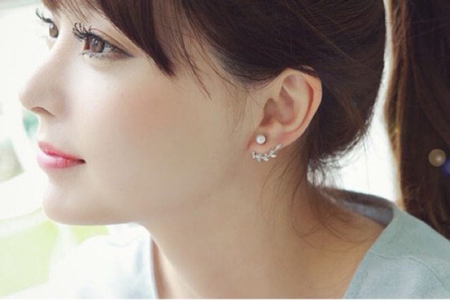 Khuyên tai nhiều mẫu lạ mắt, bạc nmj