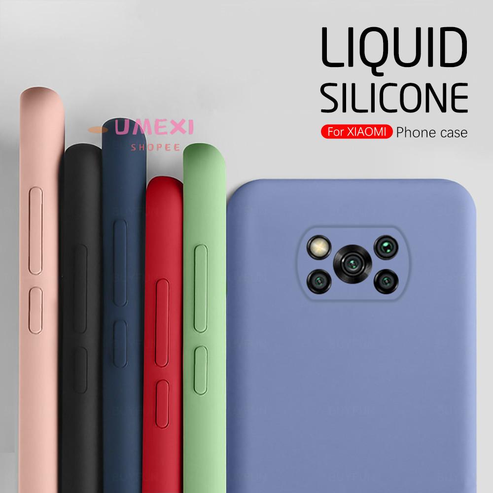 Ốp Lưng Silicone Mềm Bảo Vệ Camera Cho Xiaomi Poco X3 Nfc M3 Pocox3 Mi Pocom3 X3Nfc X 3 Umex