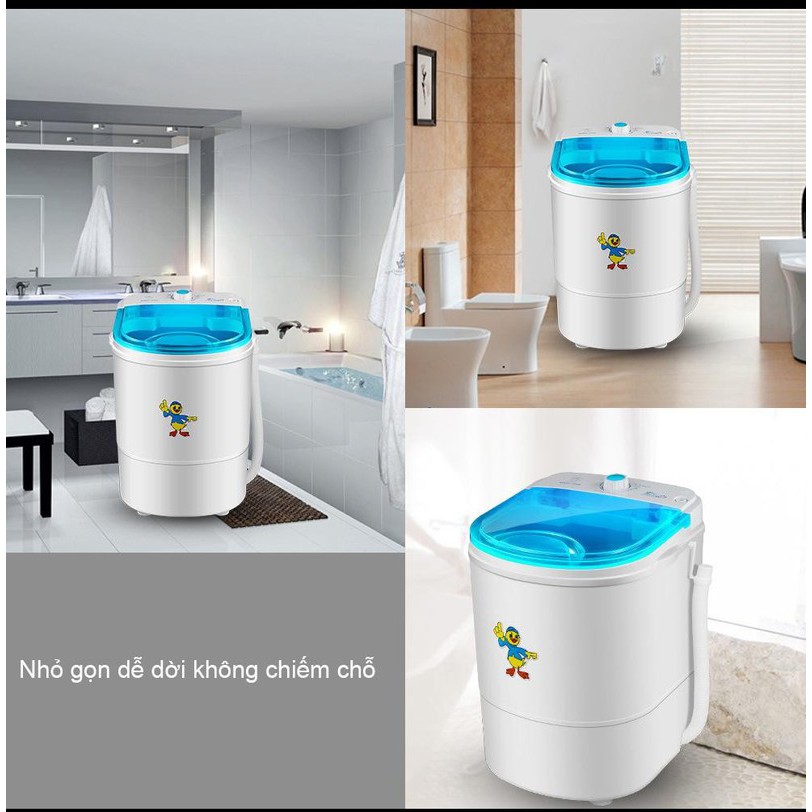 ⚡️𝐅𝐑𝐄𝐄 𝐒𝐇𝐈𝐏⚡️ Máy giặt mini di động - Máy giặt quần áo mini giá rẻ phù hợp cho quần áo trẻ em,sinh viên và du lịch