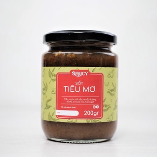 Sốt Tiêu Mơ Saucy - Hủ 200gr - Chấm trái cây, hải sản, món luộc