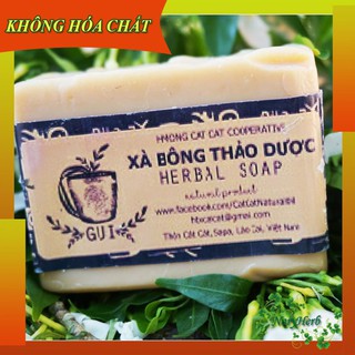 Xà Bông Thảo Mộc 🍀 FREESHIP ️🍀 Xà Bông GUI Handmade  - Từ 52 Lá Thảo Mộc Người Dao Đỏ - 100g