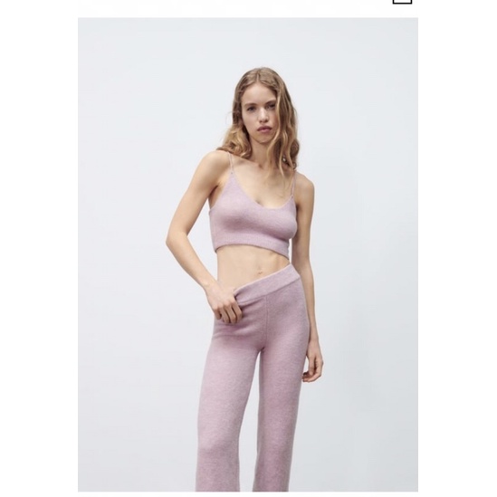 Set bộ đồ Len Lông cừu Zara Sz S, new 99%