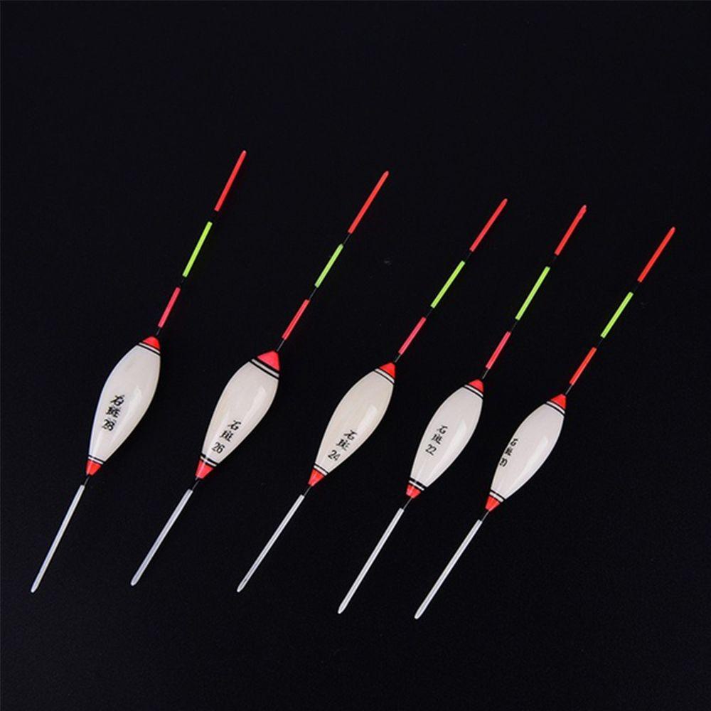 HECCEH Set 5 Phao Câu Cá Bằng Gỗ Balsa