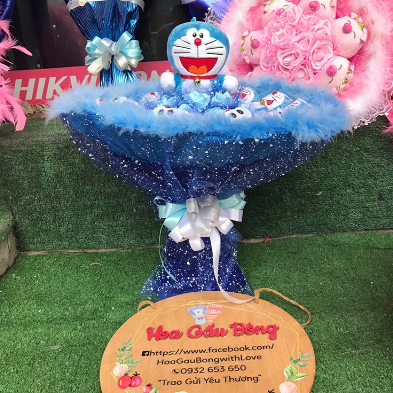 Hoa Đôremon vui vẻ