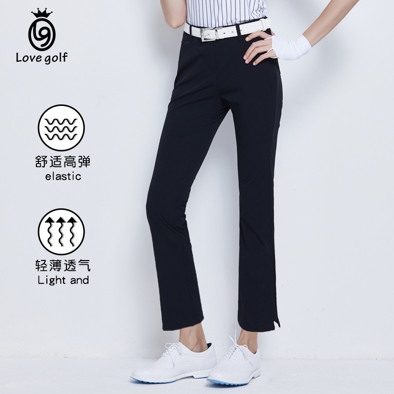 Quần Lửng Ống Loe Co Giãn Nhanh Khô Thời Trang Xuân Hè Dành Cho Nữ Chơi GOLF 1