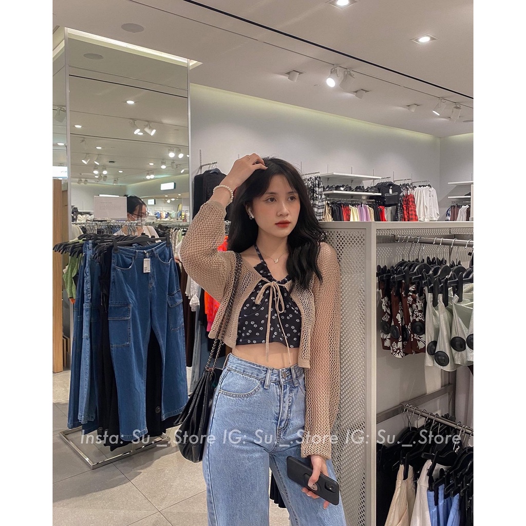 Quần culottes jeans trơn Q423 SUSTORE