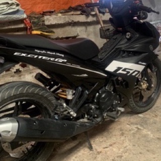 Tem exciter 150 gp đen bạc/ trắng đen