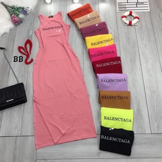 Đầm ôm body xẻ 1 bên