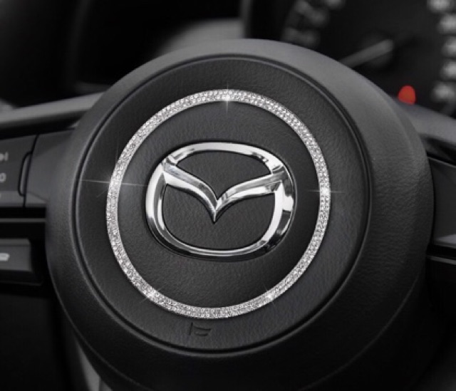 ốp vòng tròn đá vô lăng cho xe mazda3 6 CX5