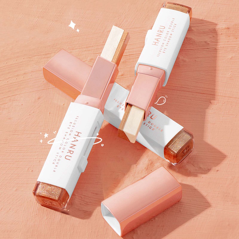 Phấn mắt dạng thỏi hai tông màu có nhũ lấp lánh dễ thương | BigBuy360 - bigbuy360.vn