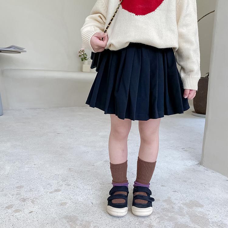 Chân Váy Xếp Ly Xuân Hè Phong Cách Học Sinh Hàn Quốc Mới Cho Bé Gái